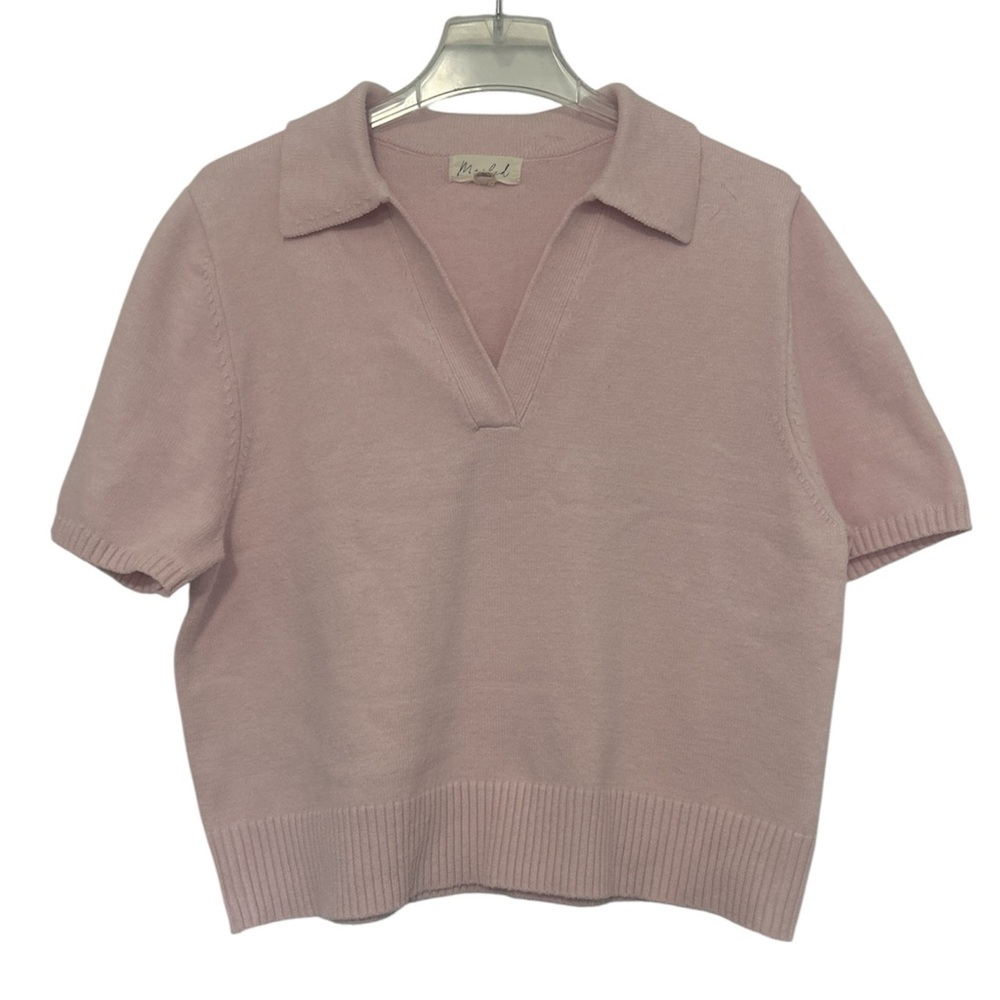 Marled Light Pink Sweater